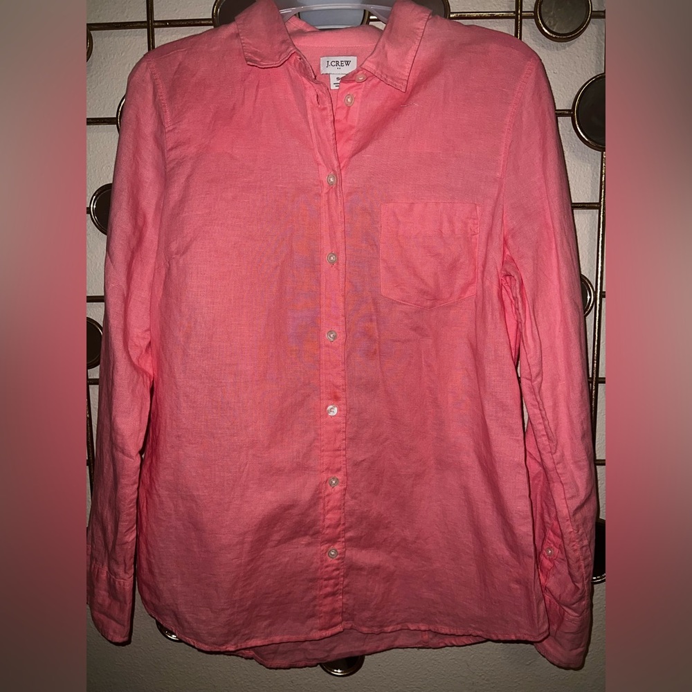 J.CREW linen button down